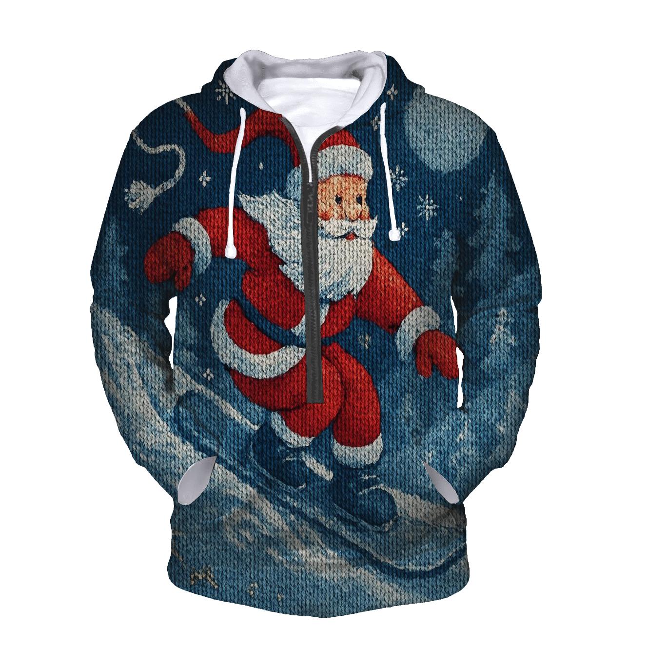 Knitted Avalanche Santa Boarder heavyweight hoodies