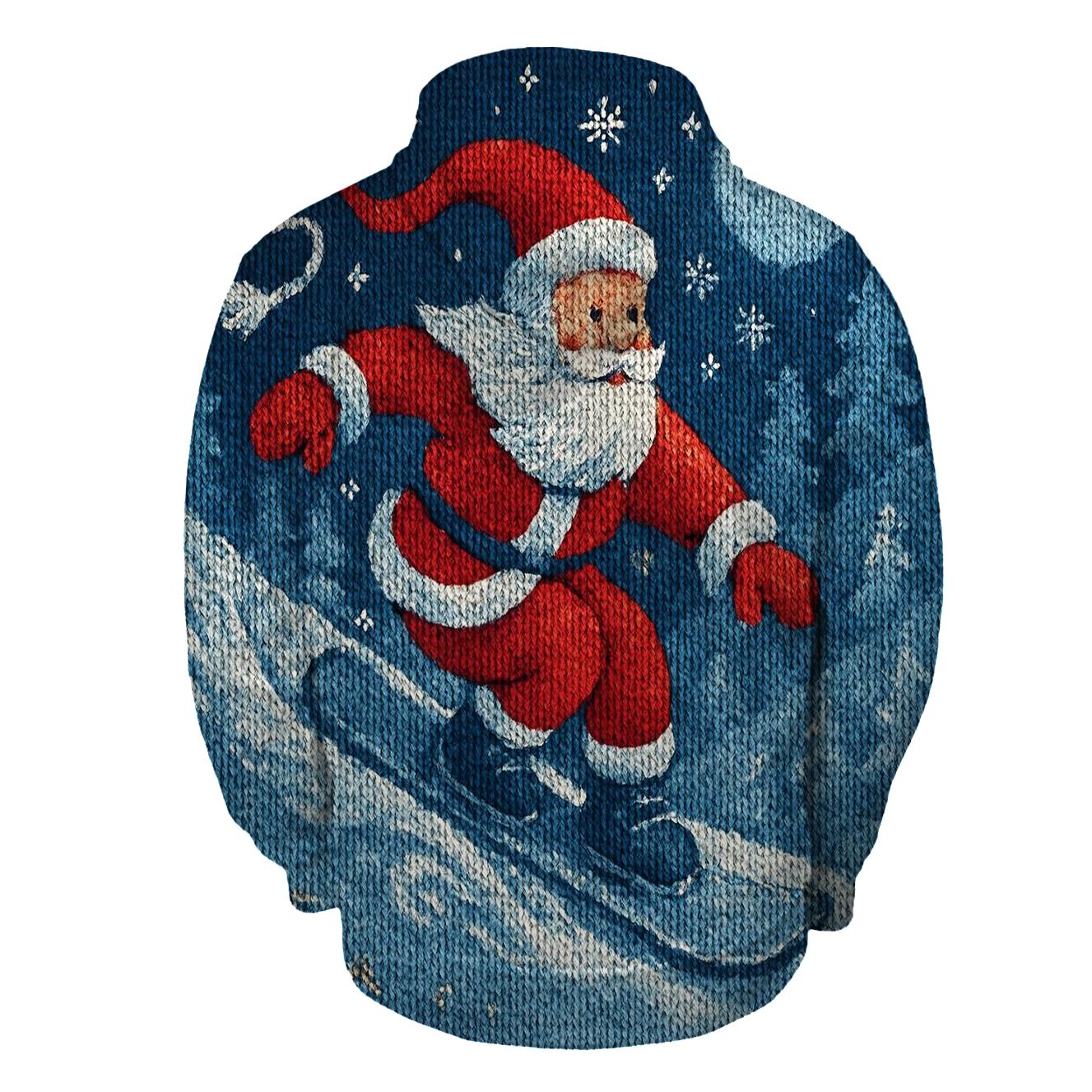 Knitted Avalanche Santa Boarder heavyweight hoodies