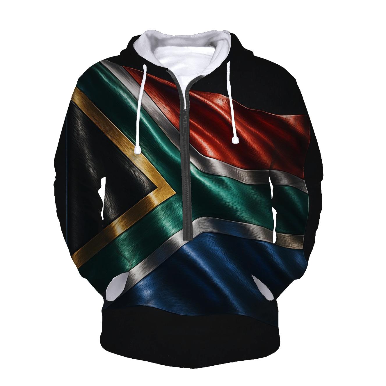 South Africa Metallic Crest Wave designer hoodies