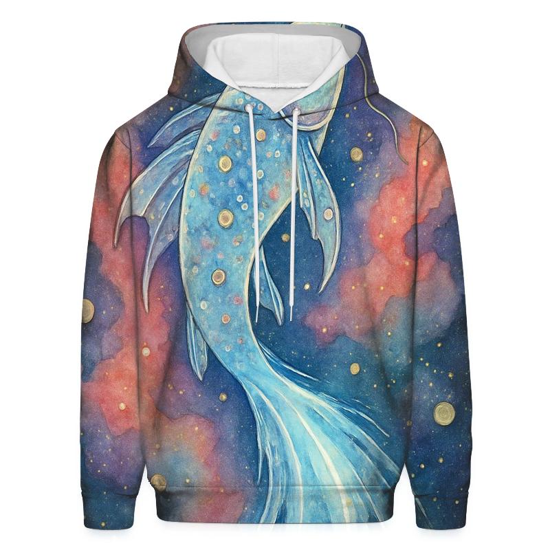 Crystal Comet Koi printed hoodies