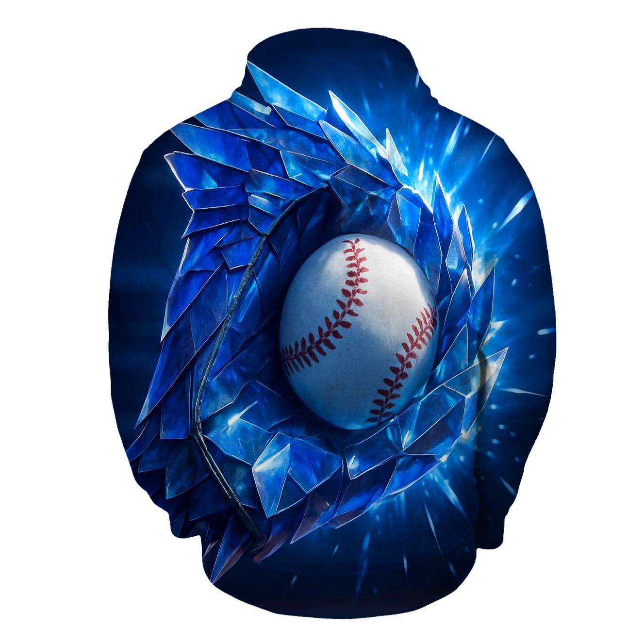 Blue Jays Crystal Glove Catch printed hoodies