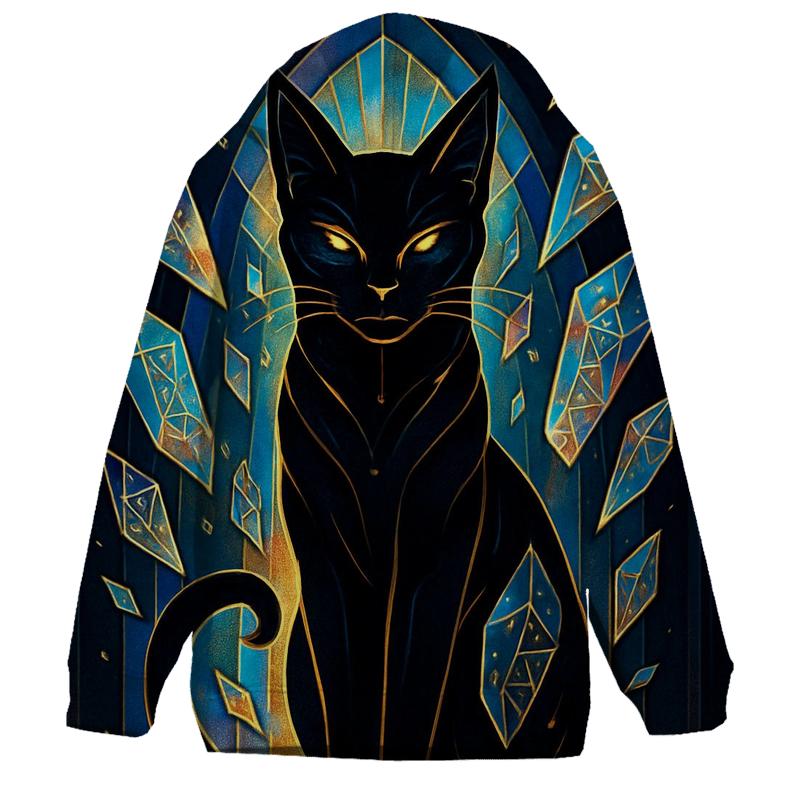 Cathedral Of Glass Whiskers embroidered hoodies
