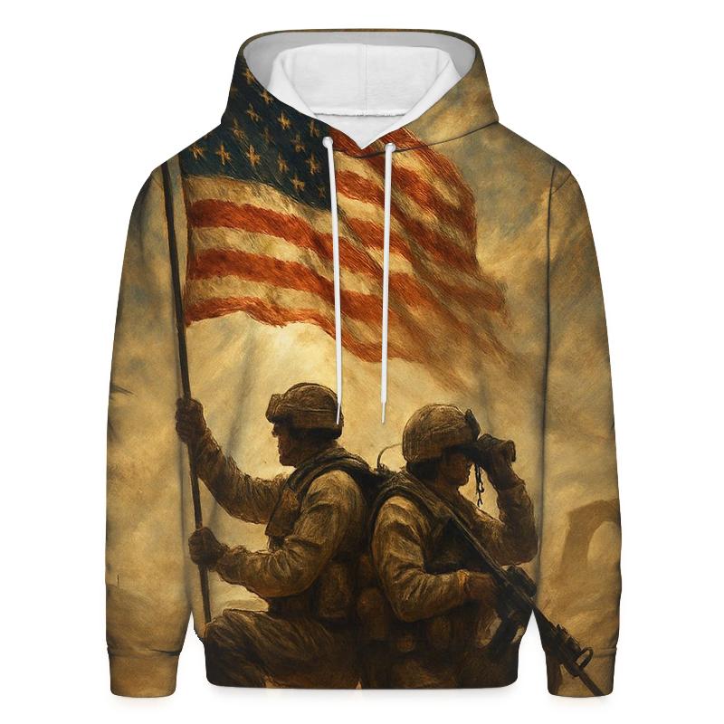 Desert Guardians Under A Wind Torn Banner lightweight hoodies