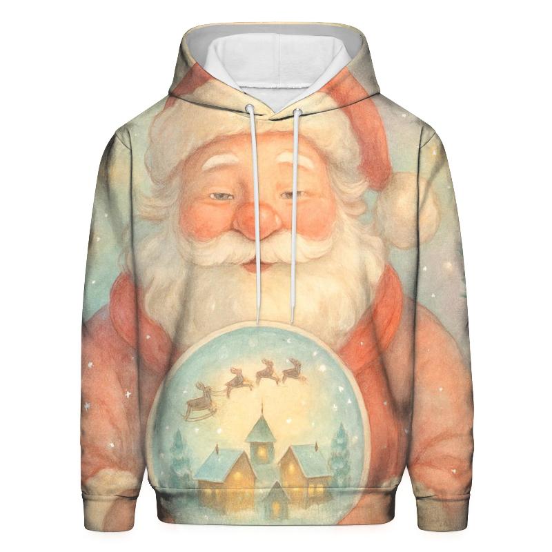 Snowglobe Storybook Santa hoodies fashion
