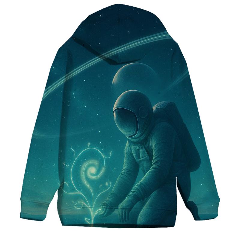 Garden On A Ringed Planet printed hoodies