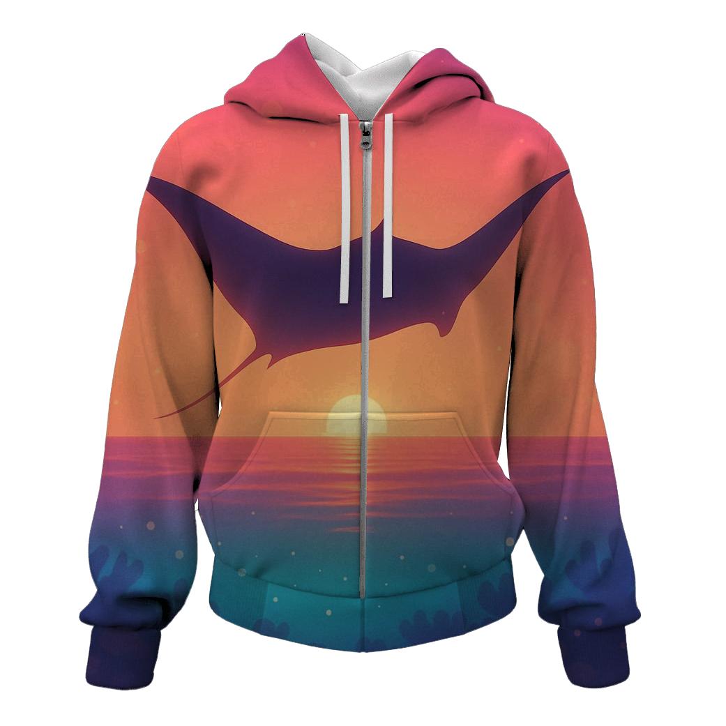 Halo Reef Sundown embroidered hoodies