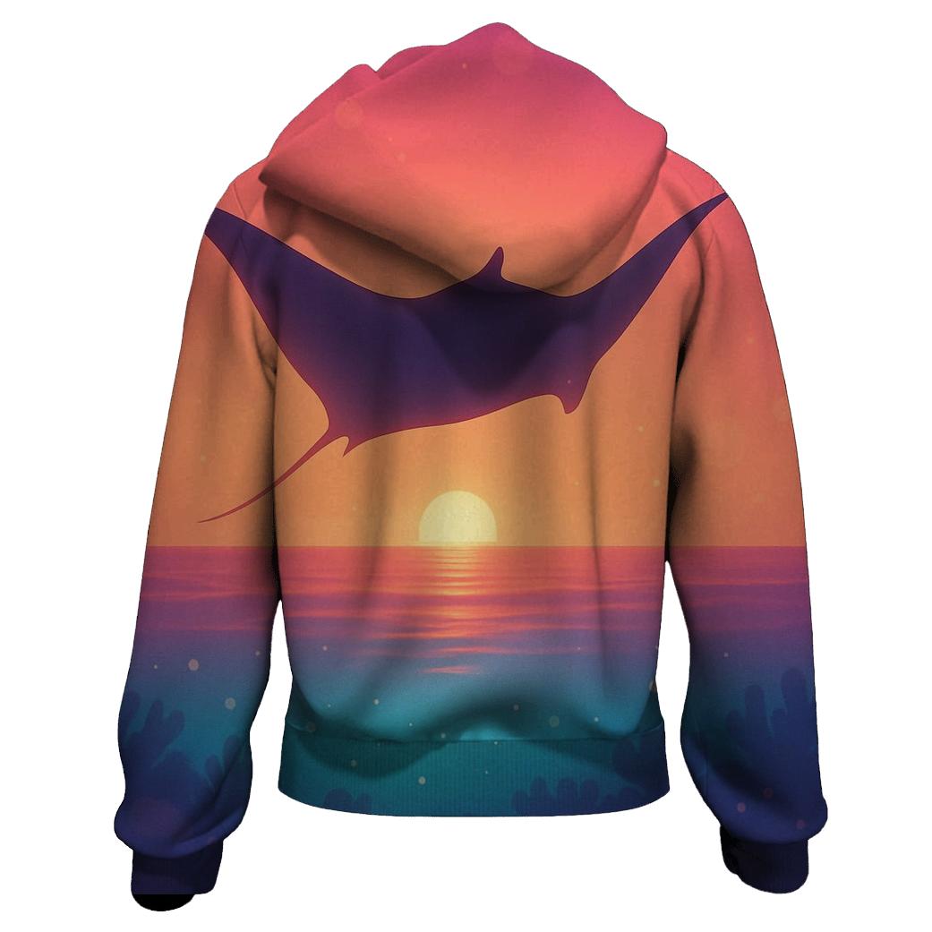 Halo Reef Sundown embroidered hoodies