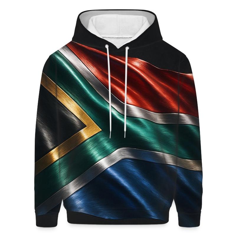 South Africa Metallic Crest Wave pullover hoodies