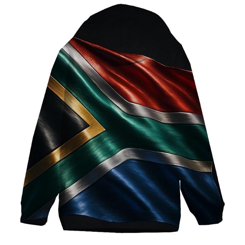 South Africa Metallic Crest Wave pullover hoodies