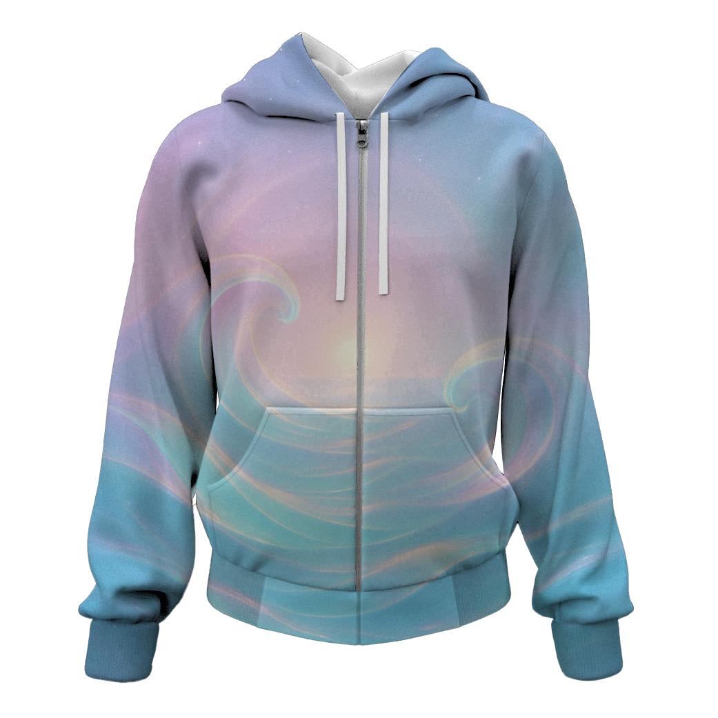 Aurora Tidal Reverie designer hoodies
