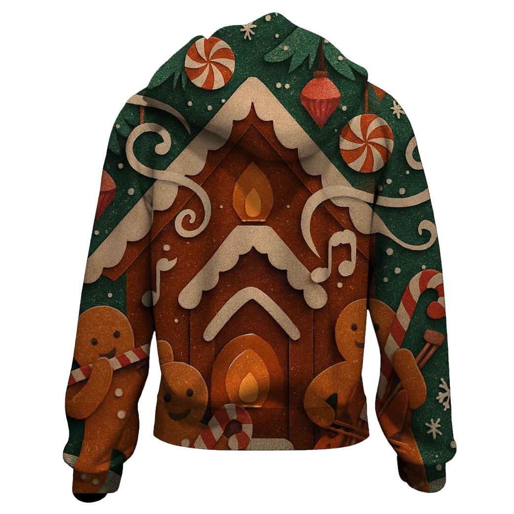 Gingerbread Cabin Blizzard Orchestra heavyweight hoodies