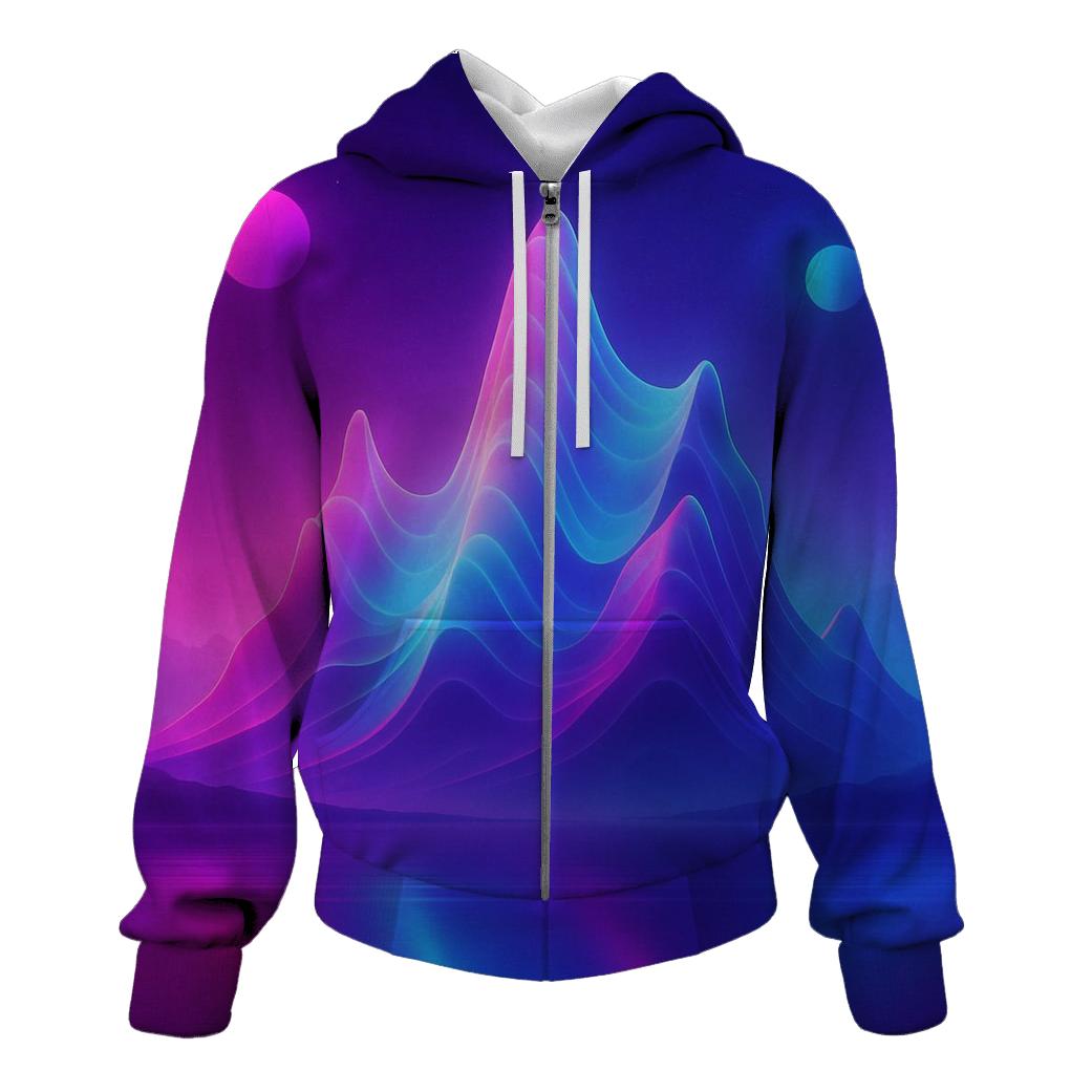 Neon Atlas Drift embroidered hoodies