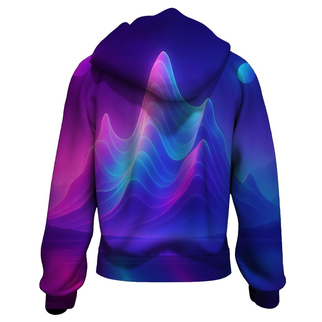Neon Atlas Drift embroidered hoodies