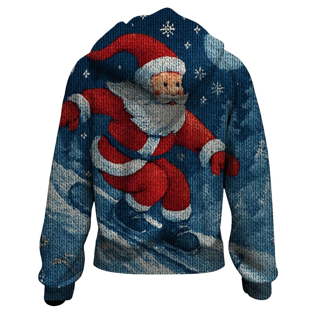 Knitted Avalanche Santa Boarder hoodies fashion