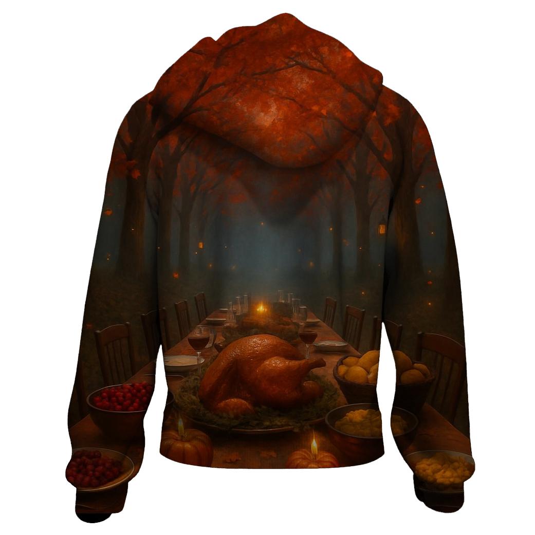 Starlit Table Under Autumn Canopy hoodies fashion