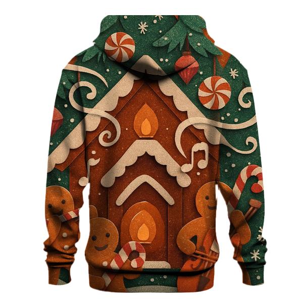 Gingerbread Cabin Blizzard Orchestra lightweight hoodies
