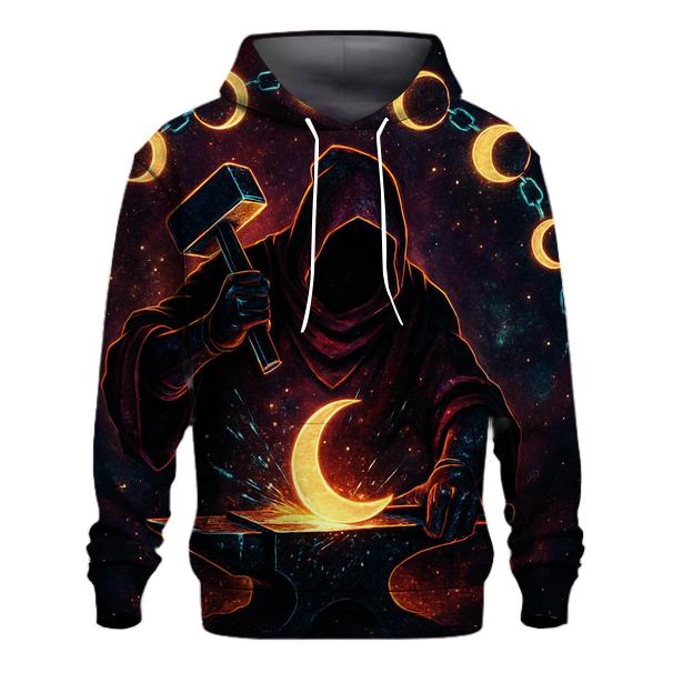 Clockwork Moon Phase Forge custom hoodies