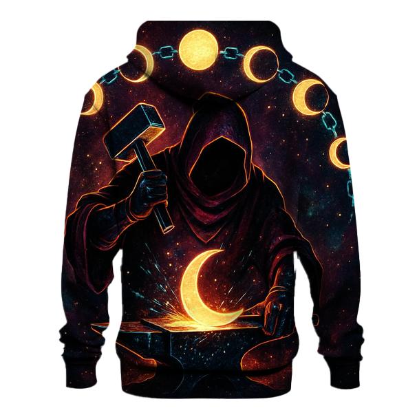Clockwork Moon Phase Forge custom hoodies