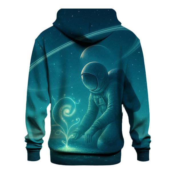 Garden On A Ringed Planet embroidered hoodies