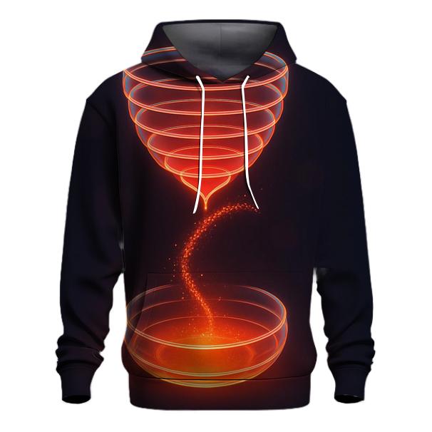 Prismatic Hourglass Halo pullover hoodies