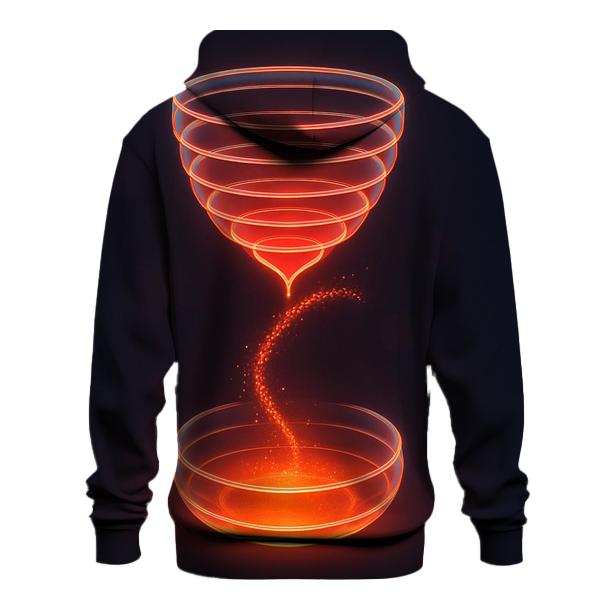 Prismatic Hourglass Halo pullover hoodies