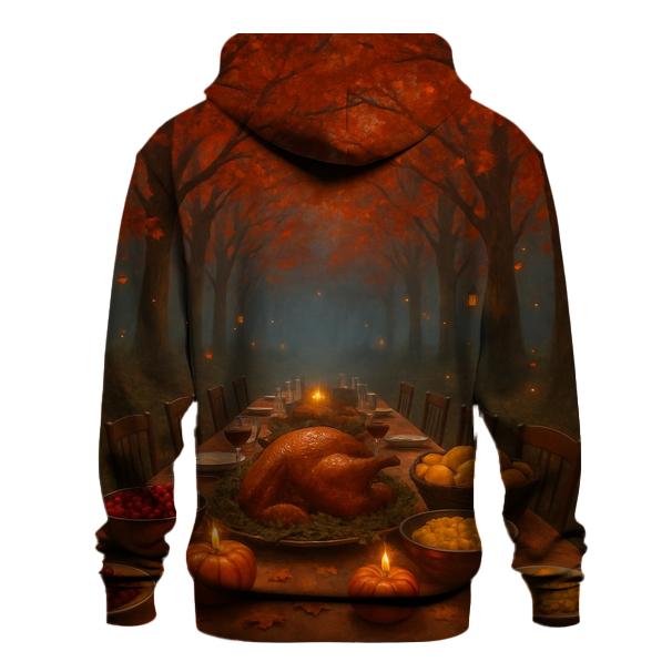 Starlit Table Under Autumn Canopy custom hoodies