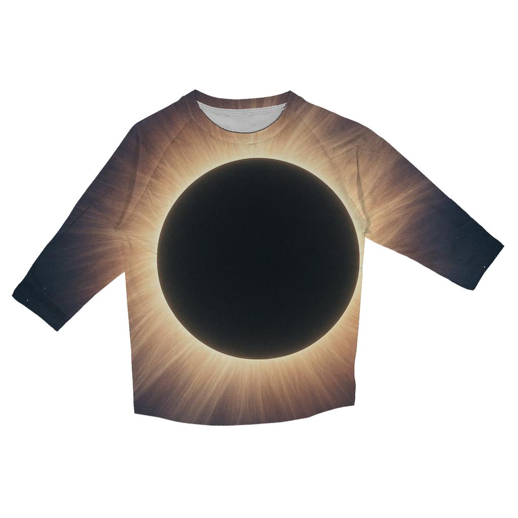 Eclipse Corona Petal Plumes personalized 3/4 sleeve tees