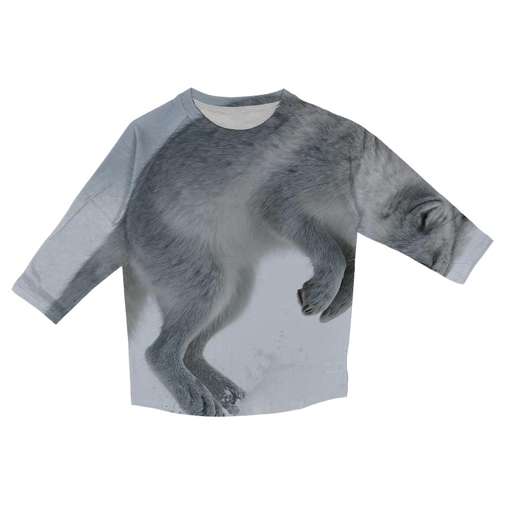 Frostline Pounce Arctic Fox casual three quarter sleeve shirts