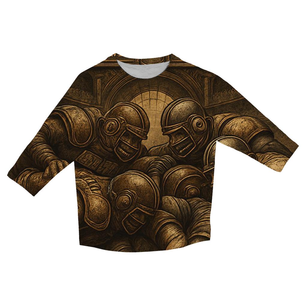 Clockwork Colosseum Braves Versus Cubs Gearline Battle stylish quarter sleeve tops