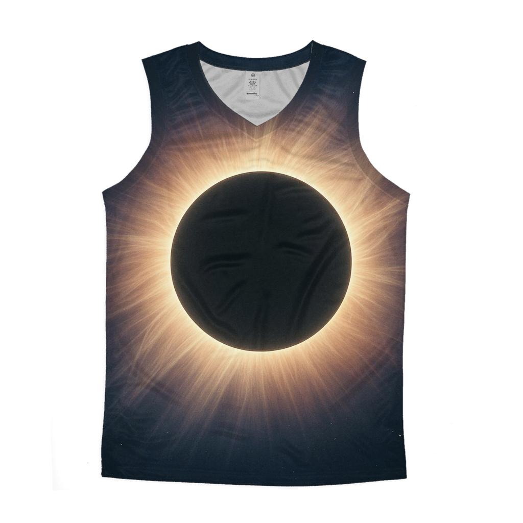 Eclipse Corona Petal Plumes graphic print tank tops