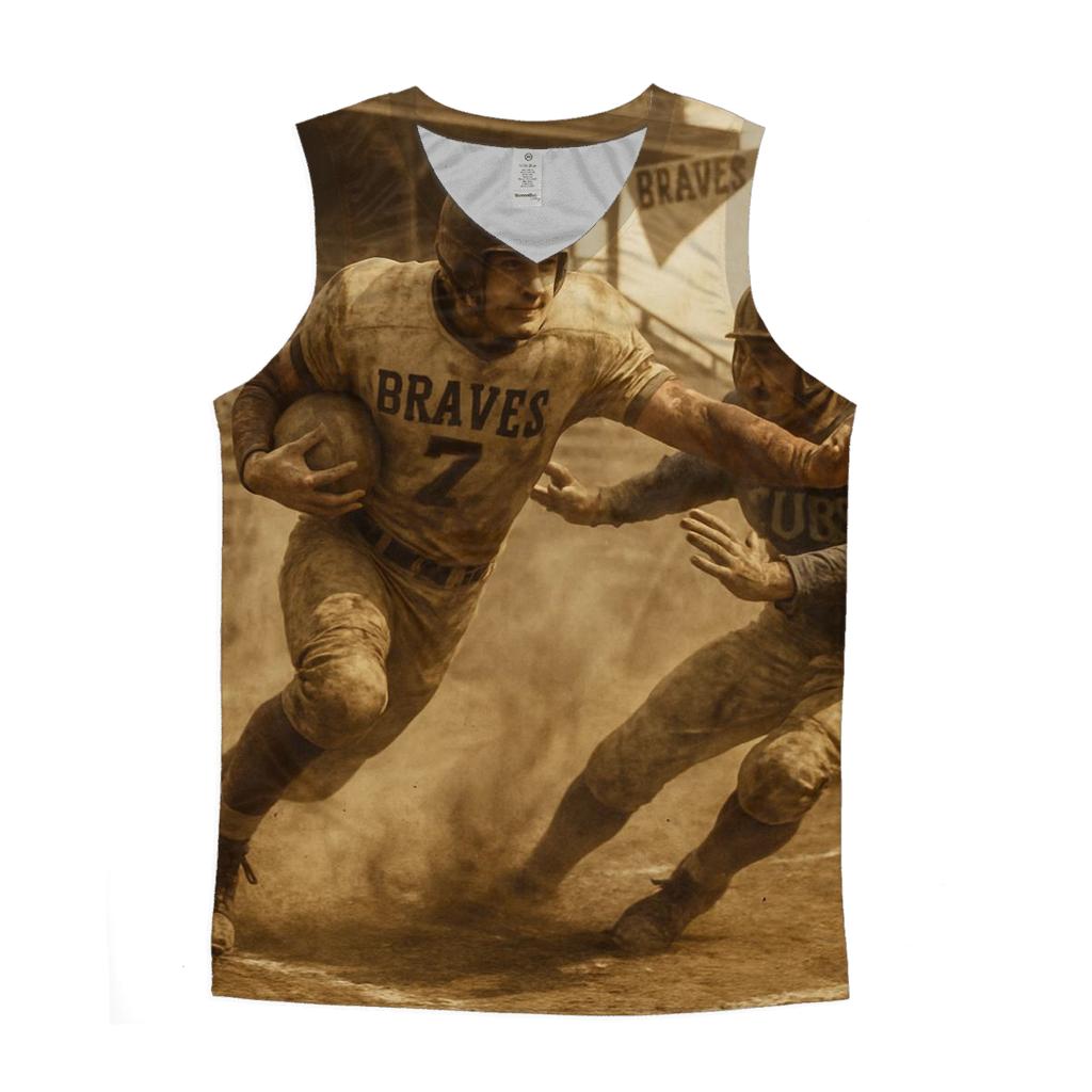 Dust Bowl Arena Braves Versus Cubs Thunder Scrimmage casual summer tank tops