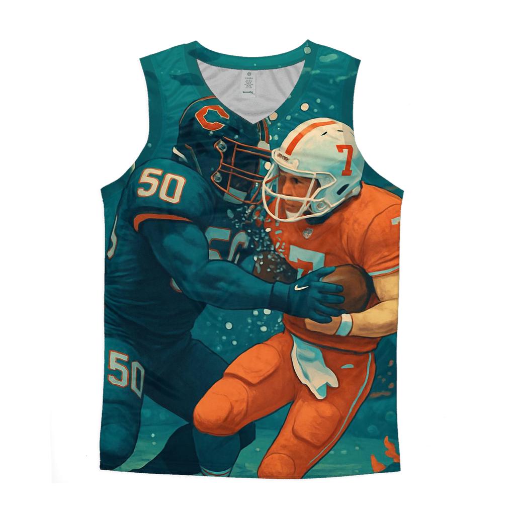 Undersea Kelp Stadium Braves Versus Cubs Pressure Match stylish racerback tanks