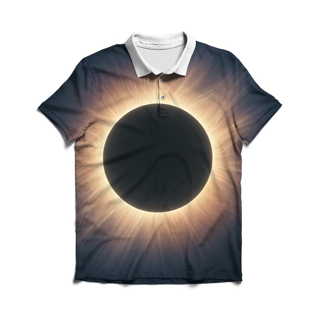 Eclipse Corona Petal Plumes personalized polo shirts