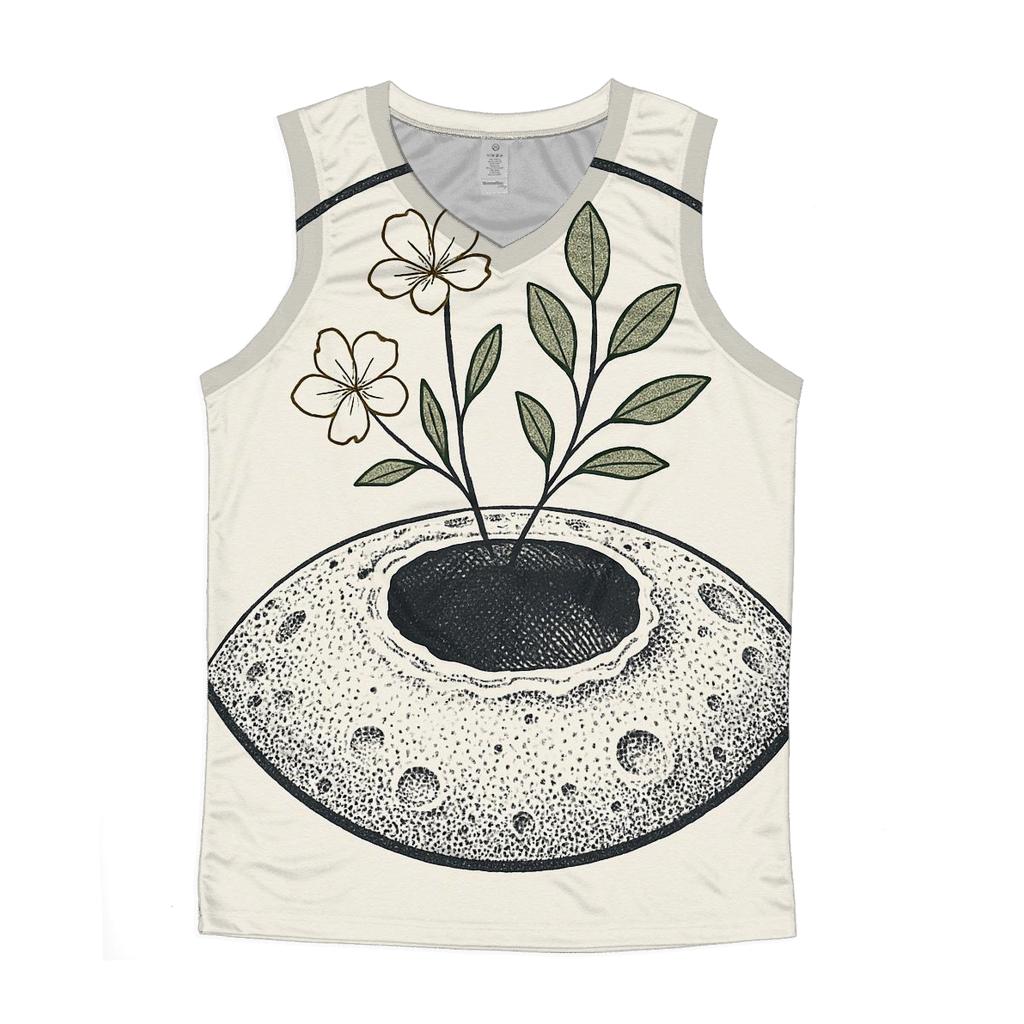 Crater Garden Botanical Emblem custom tank tops