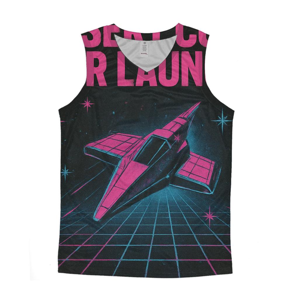 Eighties Arcade Star Cruiser Poster trendy fitted tank tops