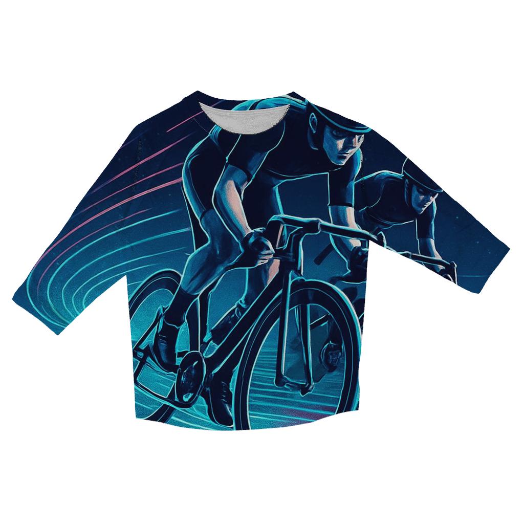 Midnight Velodrome Sprint casual three quarter sleeve shirts