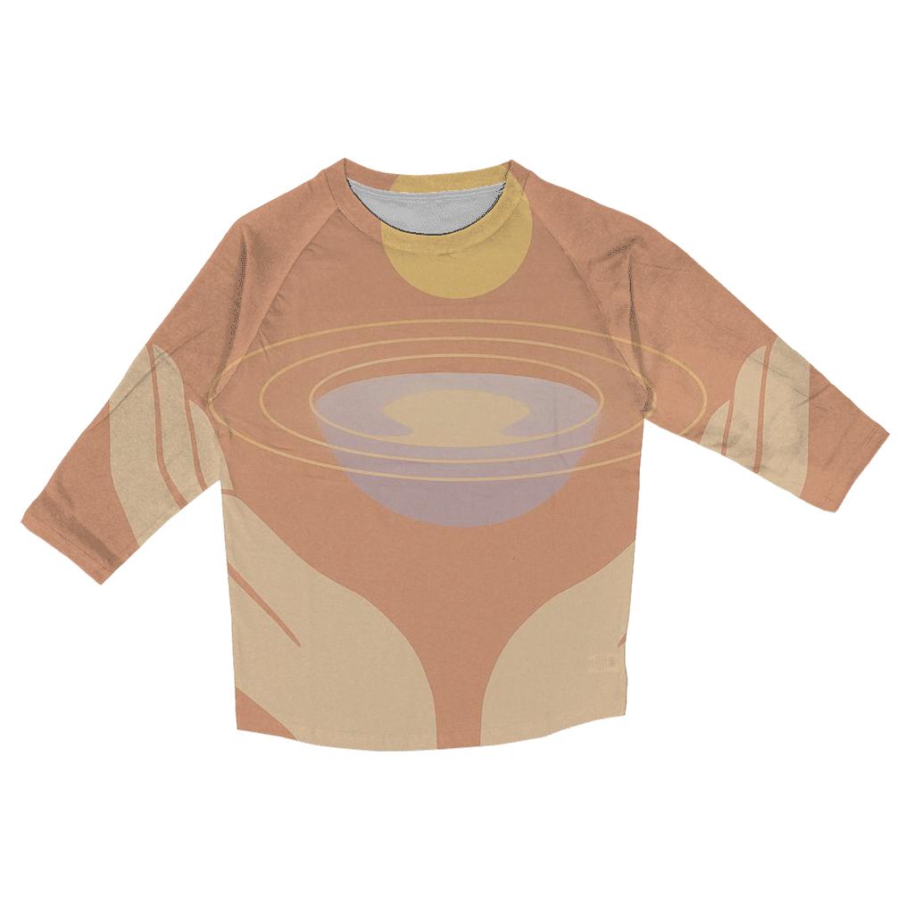 Hands Of Dawn Reflection stylish quarter sleeve tops