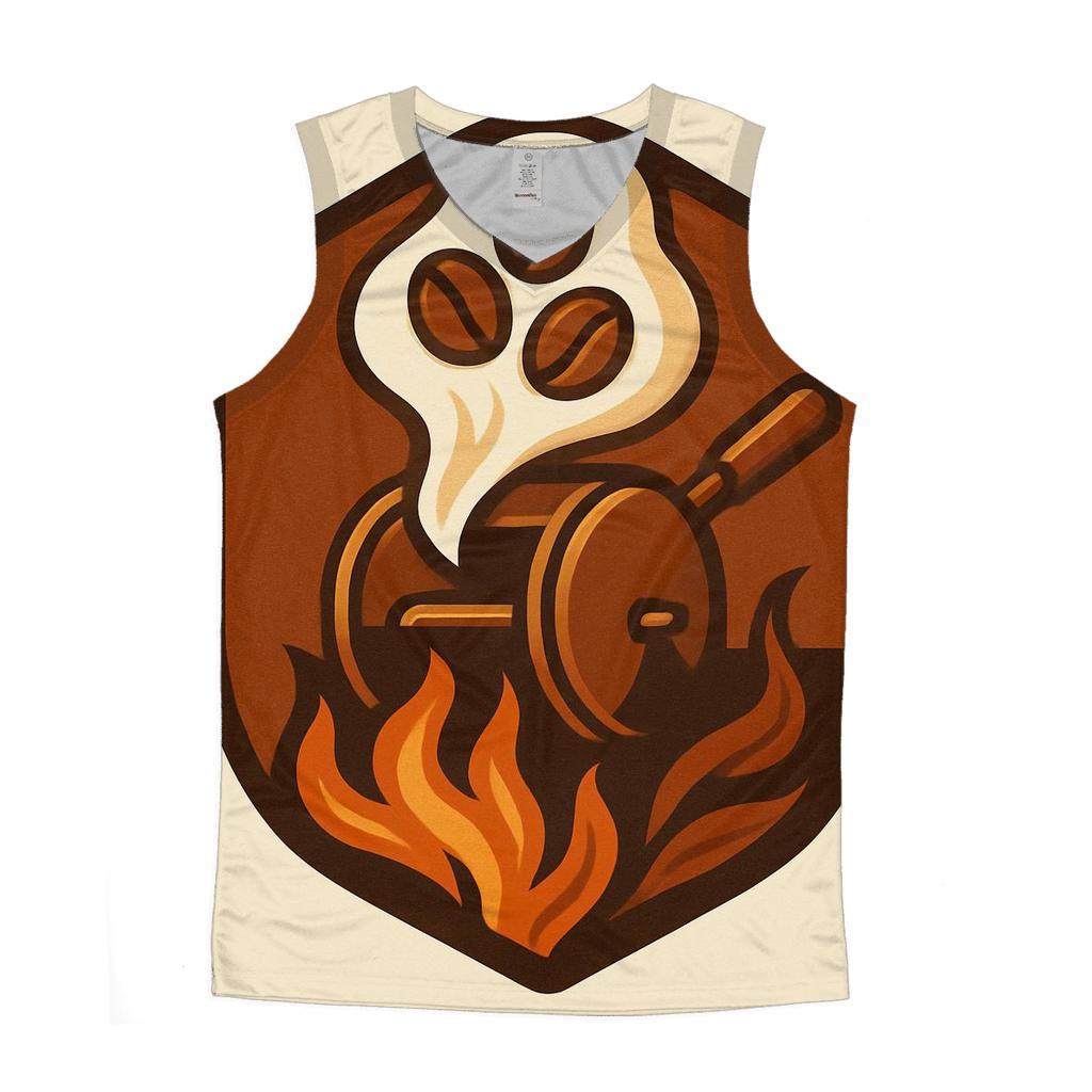 Roast Ember Crest designer workout tanks