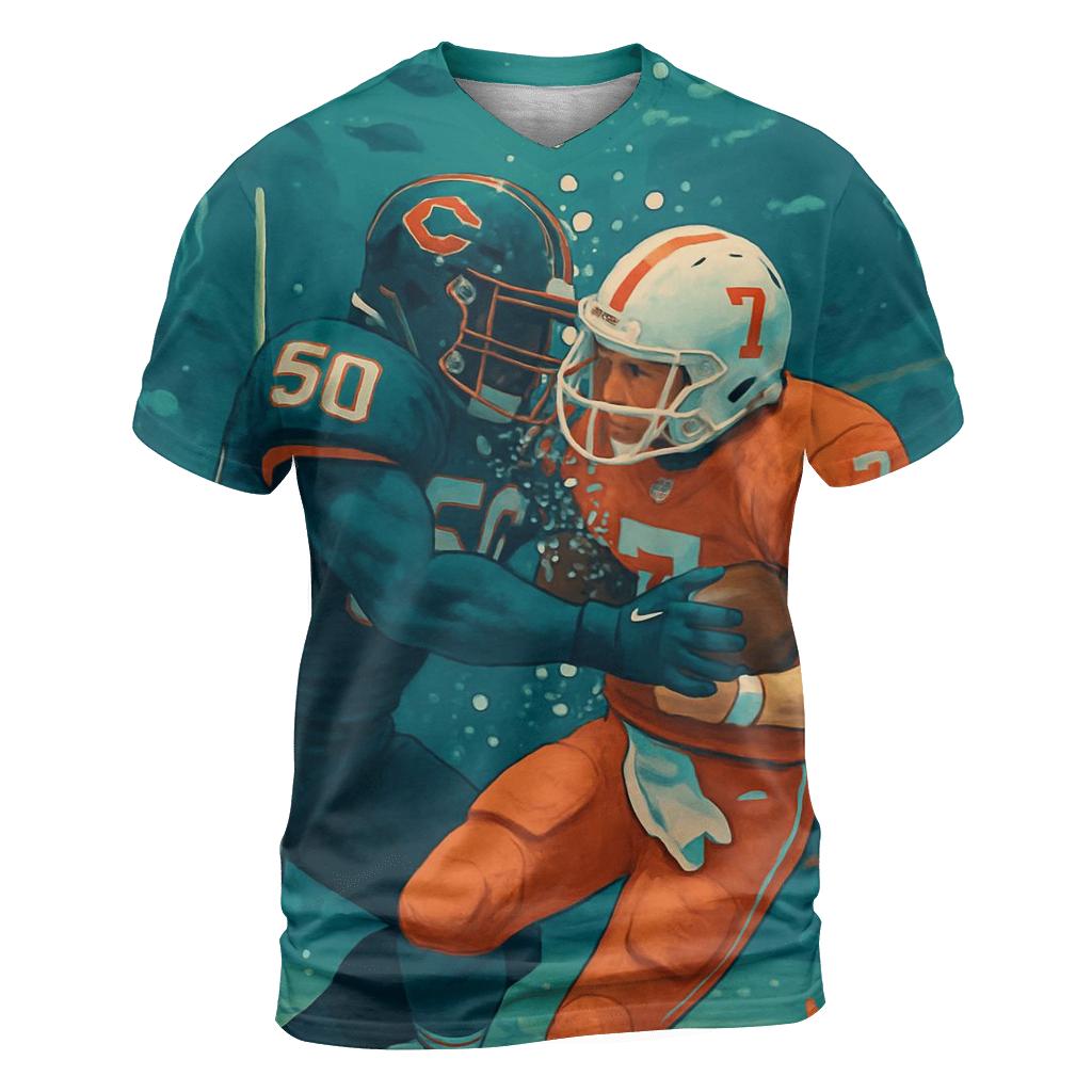 Undersea Kelp Stadium Braves Versus Cubs Pressure Match personalized full print shirts