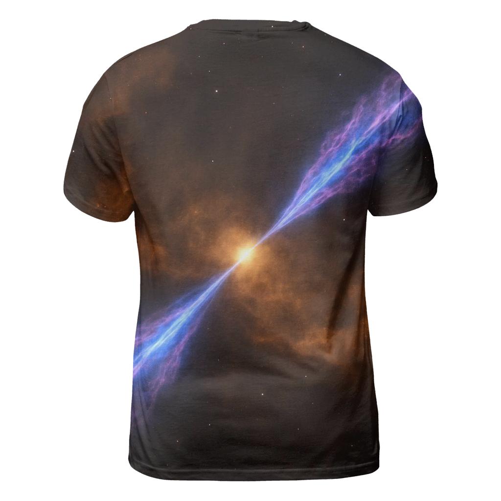 Bipolar Jet Outflow Knots artistic all-over print tops