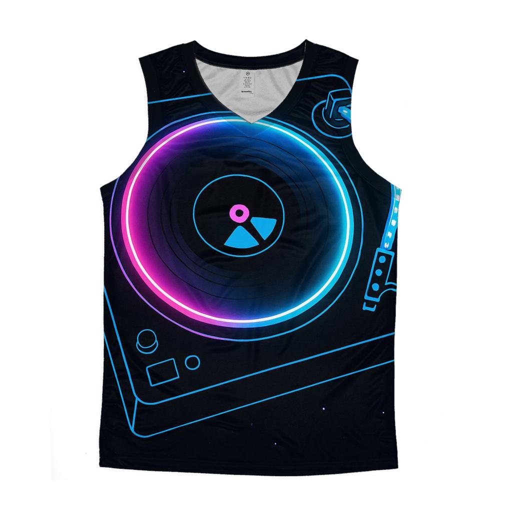 Neon Marquee Turntable custom tank tops