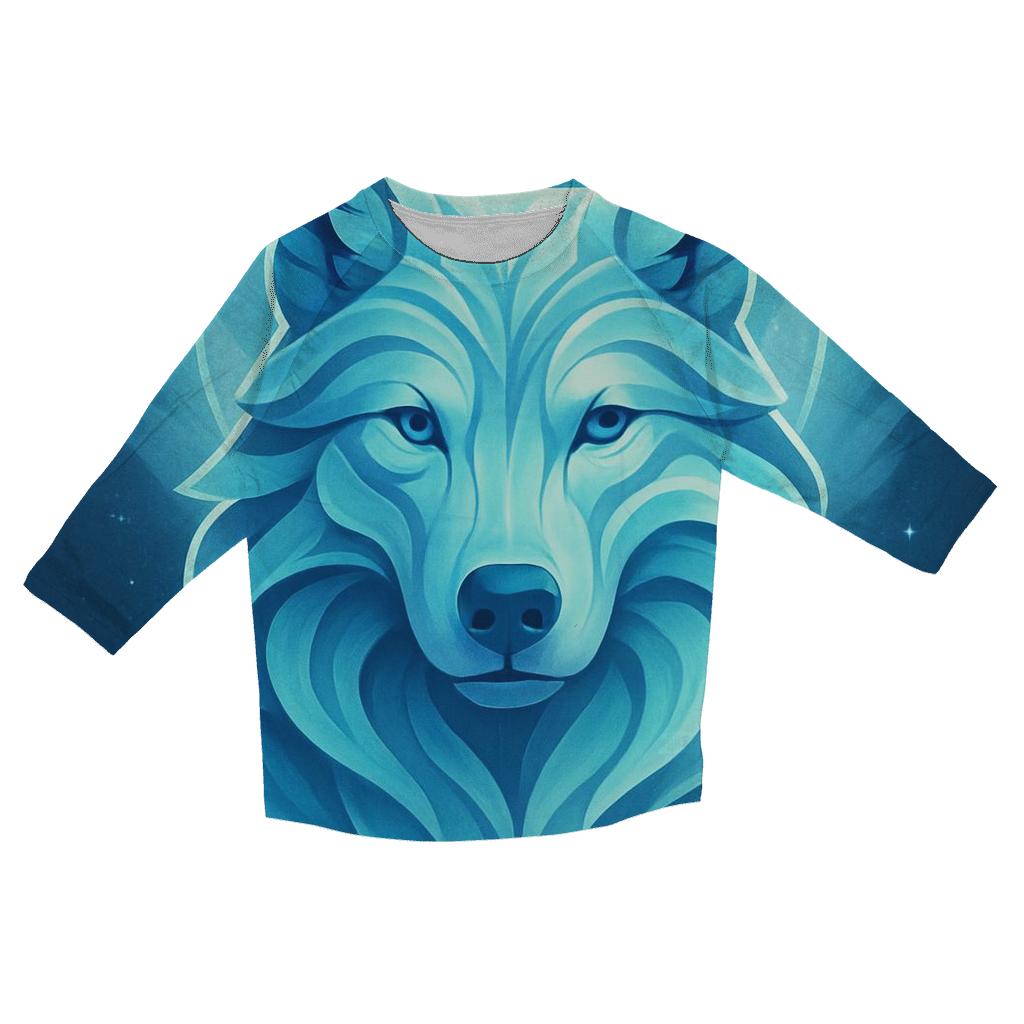 Crown Of The Aurora Warden printed three quarter sleeve shirts