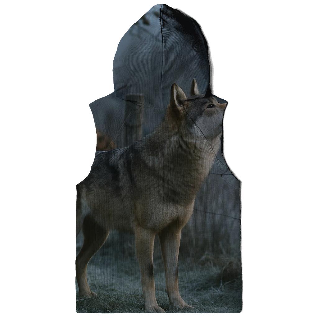 Carpathian Wolf Crossing A Village Orchard Boundary hoodie trends