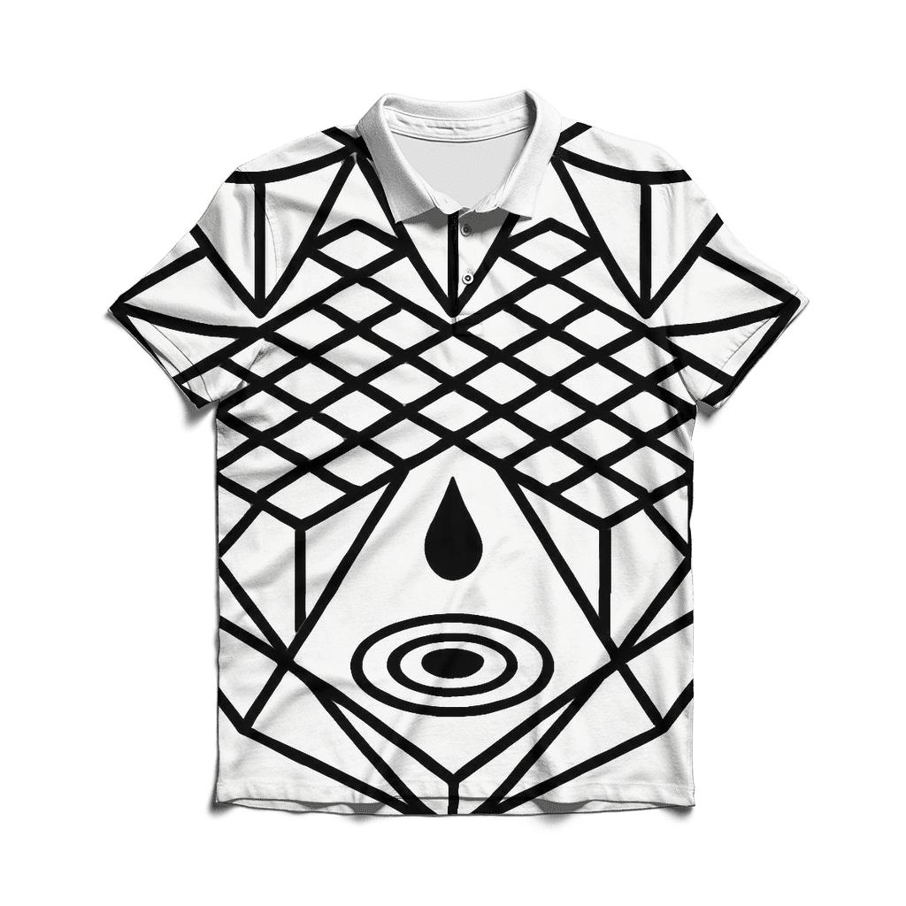 Midnight Filter Grid stylish collar polo tees