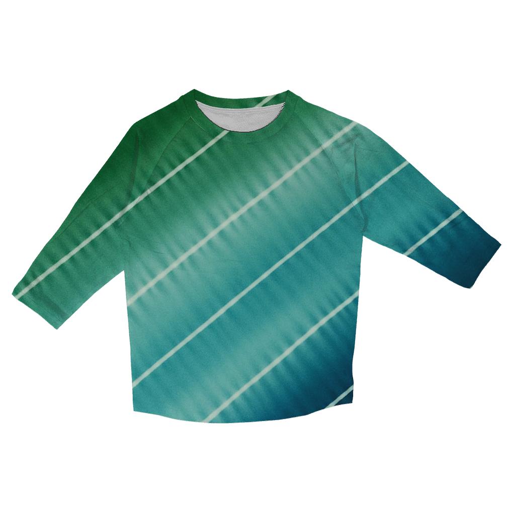 Aurora Arashi Diagonal Drift stylish quarter sleeve tops