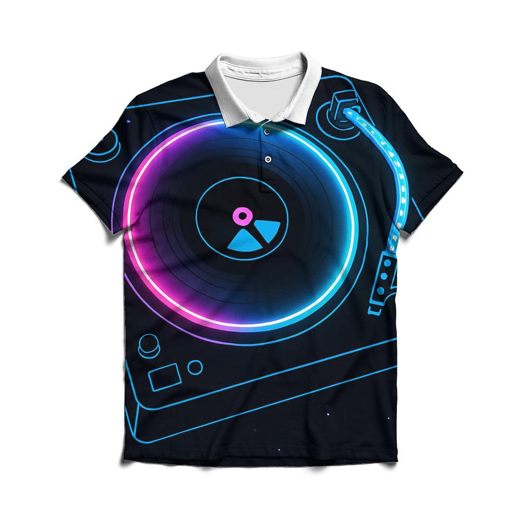 Neon Marquee Turntable classic pique polos