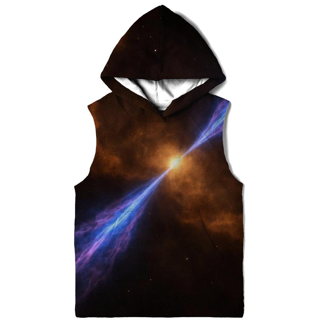 Bipolar Jet Outflow Knots embroidered hoodies