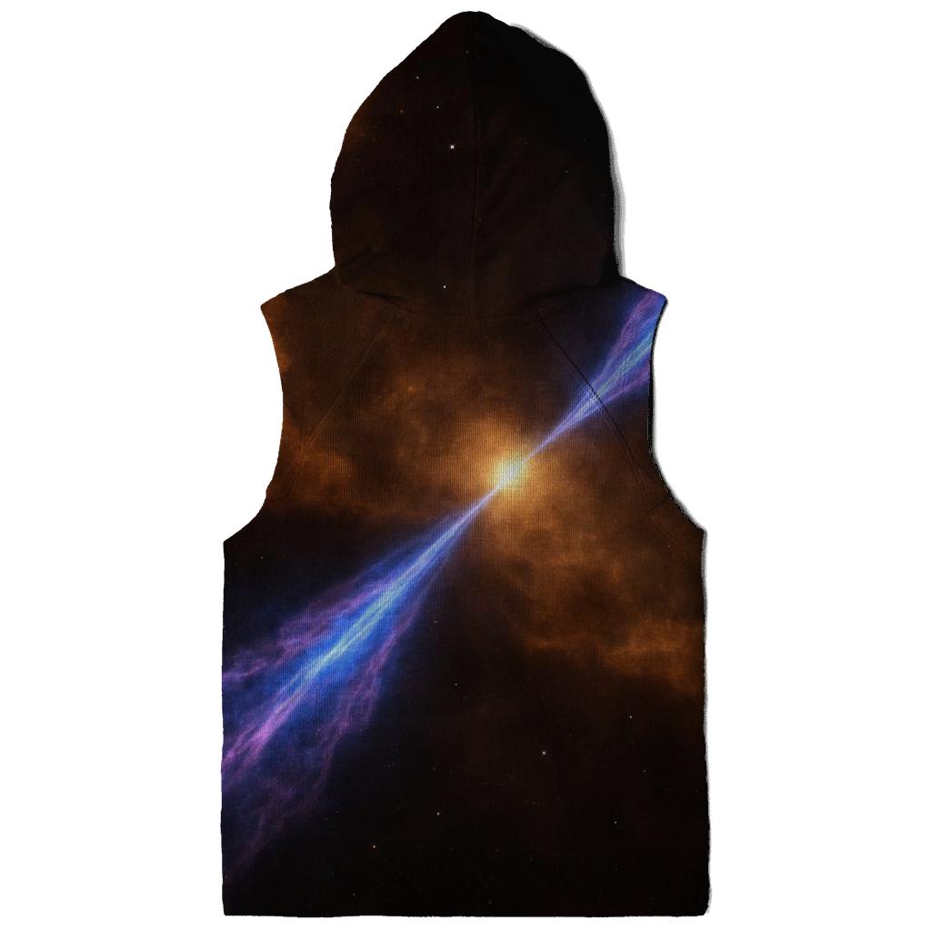 Bipolar Jet Outflow Knots embroidered hoodies