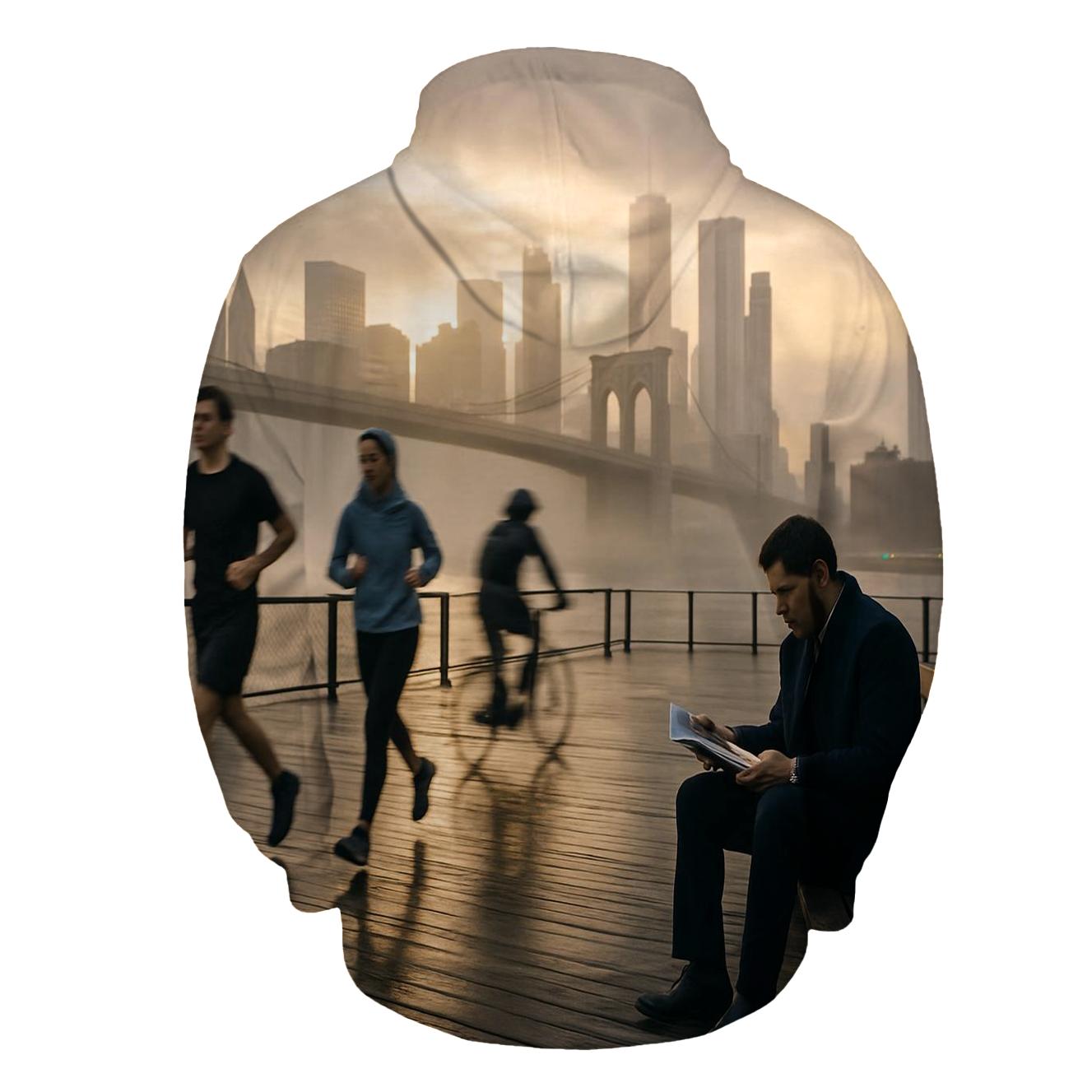 Fulton Ferry Mist And Manhattan First Light custom hoodies