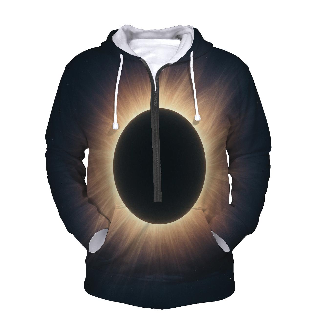 Eclipse Corona Petal Plumes pullover hoodies